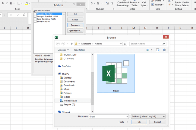 File XLL di Excel