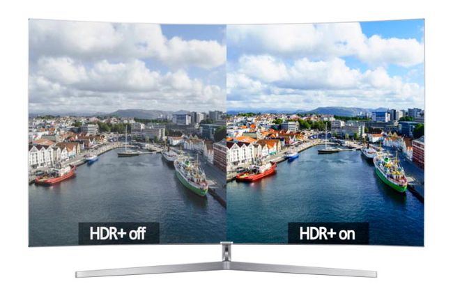 Esempio di funzionalità HDR+ TV 4K UHD Samsung