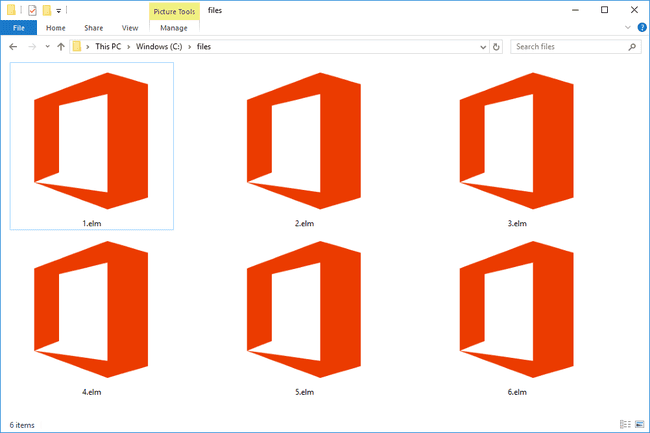 Arquivos ELM no Windows 10