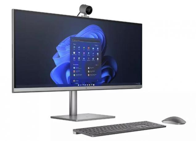 PC desktop HP all-in-one de 34 inchi
