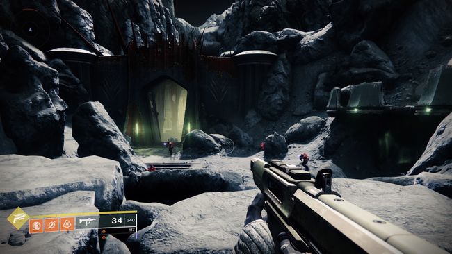 Ingång till Crotas tempel i Destiny 2