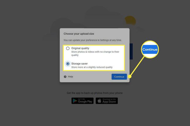 Elegir el tamaño y la calidad de las fotos cargadas en Google Photos.