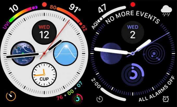 Apple Watch pulksteņa ciparnīca Infograph.