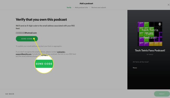 Soumettre un podcast sur le site Spotify for Podcasters.