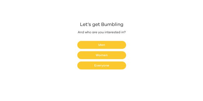 Snímek obrazovky Bumble.com.