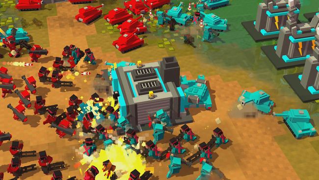 8-Bit Armies стратегическа игра в реално време на Xbox One, PS4 и PC.