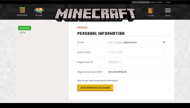 Minecraft профил