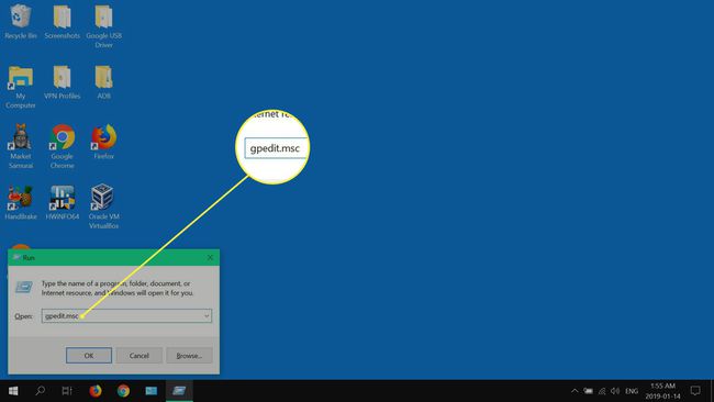 Windows 10 Spustit okno.