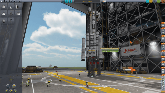 изградња ракетног кербал свемирског програма