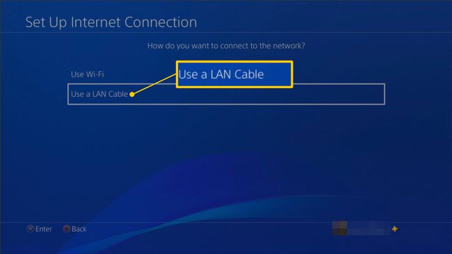 PS4でインターネット接続を設定する