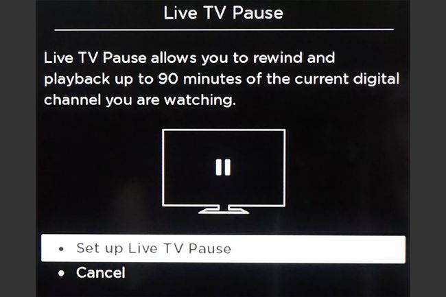 Roku TV – ตั้งค่า Live TV Pause