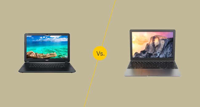 Chromebook مقابل MacBook