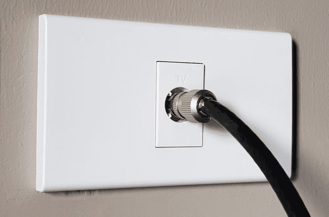 Imagen de conector de pared de cable