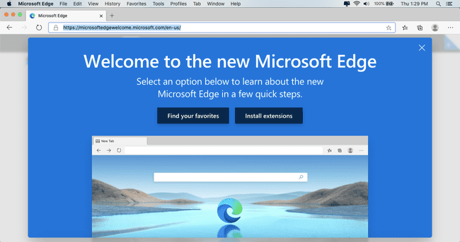 Bienvenido a Microsoft Edge