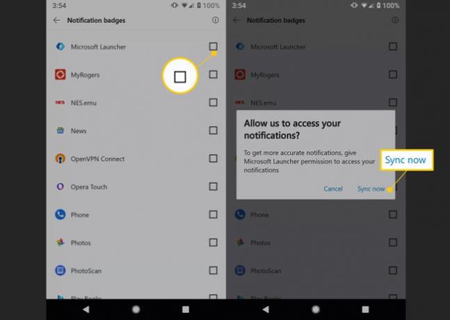 Butoanele Microsoft Launcher și Sync acum pe Android