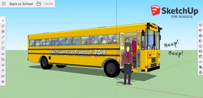 스쿨 버스의 그림