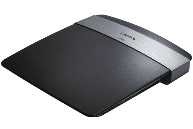 Captura de pantalla de un enrutador Linksys E2500