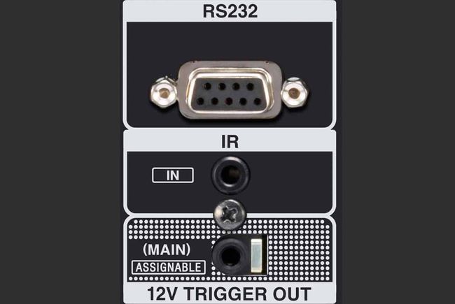 جهاز استقبال المسرح المنزلي من اونكيو TX-NR787 - RS232 ، كابل مستشعر الأشعة تحت الحمراء ، وصلات مشغل 12 فولت