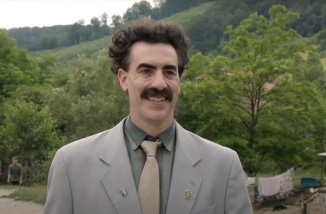 Sacha Baron Cohen i " Borat Subsequent Moviefilm"