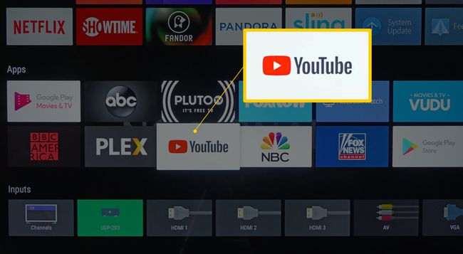 Aplikacija YouTube na pametnem televizorju