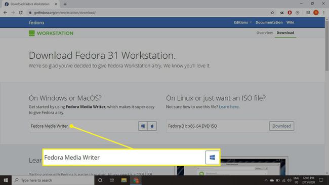 Fedora Media Writer pour Windows mis en avant pour le téléchargement