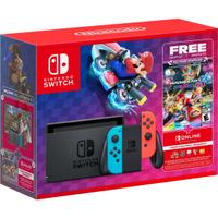 Nintendo Switch + Mario Kart 8 Deluxe a 3 mesiace NSO: 299,00 dolárov na Amazone