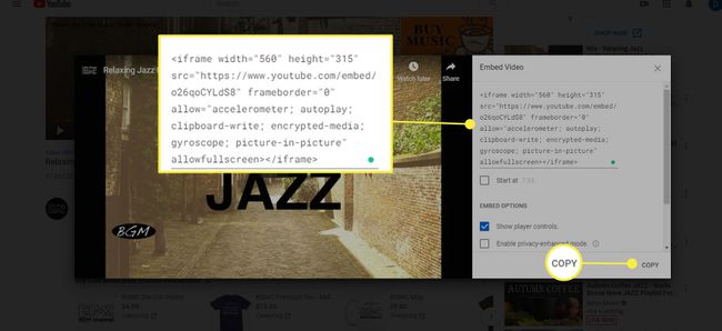 YouTube - insluitcode kopiëren