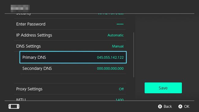 Změňte svůj primární DNS pro přístup k webovému prohlížeči přepínače