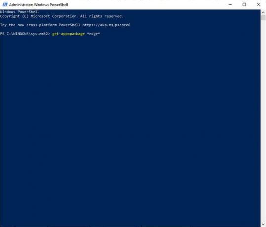 Comando de Windows PowerShell