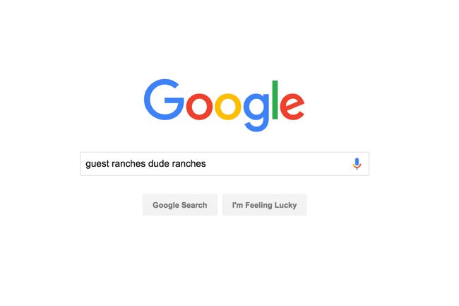 Wyszukaj w Google rancza dla gości lub rancza dla gości