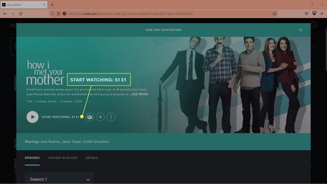 Începeți vizionarea evidențiat pe Hulu.