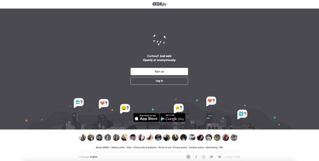 Sitio web de Ask.fm